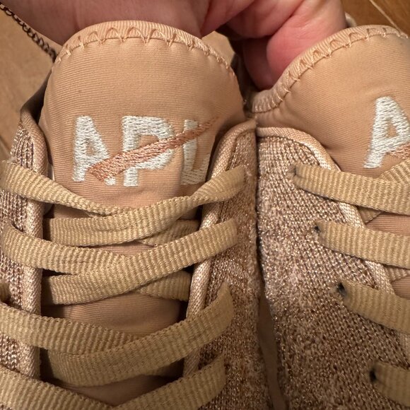 APL Women’s TechLoom Propelium Sneakers – Rose Gold Sparkle – Size 7.5 – VGUC - Picture 2 of 10